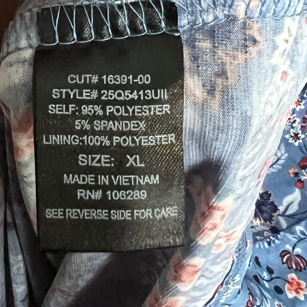 Trixxi Women’s floral print maxi dress - Size XL - Picture 4 of 7